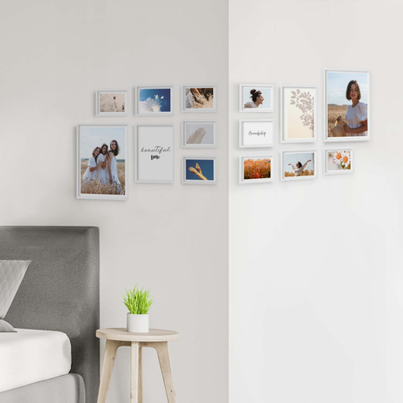 Zestaw białych ramek na 14 zdjęć PINIA 1 GF0042