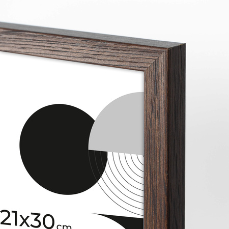Ramka na zdjęcia 30x30 cm w brązowym kolorze FDM 6 kwadratowa