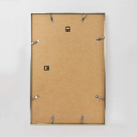 Ramka aluminiowa złota błyszcząca QALB 40x60 cm