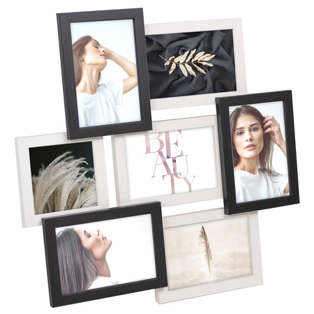 Multirama MULTI BLACK AND WHITE 72 ramka na 7 zdjęć