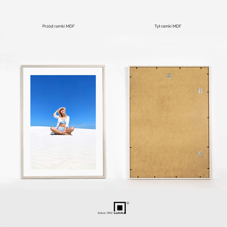 Pakiet 2 szt. białych ramek FDM 5 50x70 cm