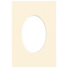 Passe partout 10x15 (6x9) OWAL BEŻOWE BISQUIT - LUCA Q5203