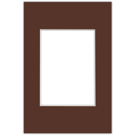 Passe partout 20x30 (13x18) BRĄZOWE CHOCOLATE - LUCA Q5603