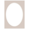 Passe partout 15x21 (13x18) OWAL BEŻOWE DUNE - LUCA Q5206