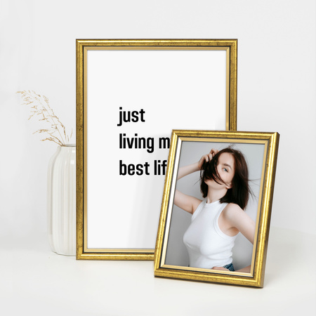 Ramka drewniana DRI CL Z 21x30 cm