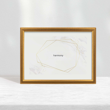 Ramka drewniana DRWA F Z 9x13 cm