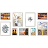 Zestaw srebrnych ramek na 9 zdjęć PRESTO S GF0004