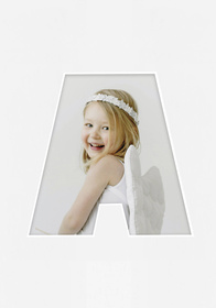 Passe Partout okienko w kształcie LITERKI "A"