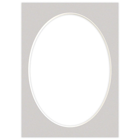 Passe partout 15x21 (13x18) OWAL SZARY - STONE - LUCA Q5304