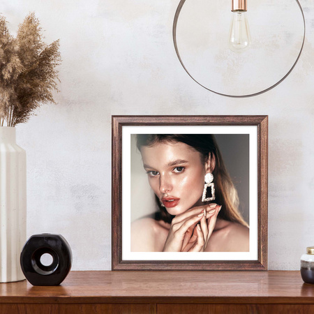 Ramka drewniana DRWA 44 10x10 cm