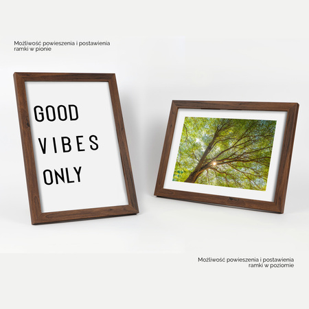 Pakiet 5 szt. ramek brązowych HEN 4 21x29,7 cm