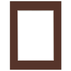 Passe partout 18x24 (13x18) BRĄZOWE CHOCOLATE - LUCA Q5603