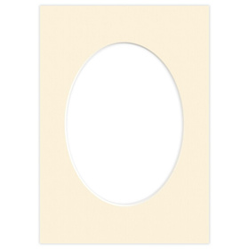 Passe partout 21x30 (15x21) OWAL BEŻOWE BISQUIT - LUCA Q5203
