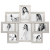 Multirama na 8 zdjęć MULTI HEN S ramka na zdjęcia w kolorze srebrnym