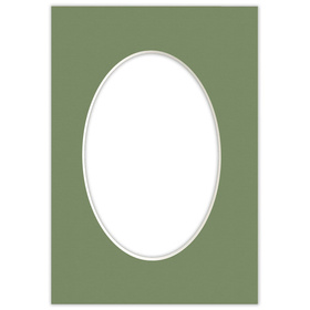 Passe partout 15x21 (10x15) OWAL ZIELONE FOREST - LUCA Q5505