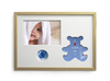 Ramka na zdjęcia do pokoju dziecięcego jasne drewno. Ramka z passe partout o rozmiarze 21x30 cm