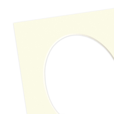 Passe partout 10x15 (6x9) OWAL BEŻOWE CREAM - LUCA Q5202