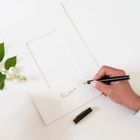 Passe partout 20x30 (18x24) LUCA Q5104 OFF WHITE - BIAŁY