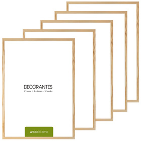 Pakiet ramek z drewna 5szt. RAW 50x70 cm