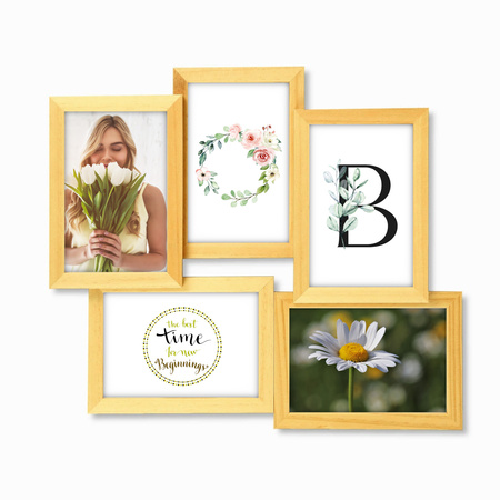 Multirama MULTI NATURAL 52 ramka na 5 zdjęć