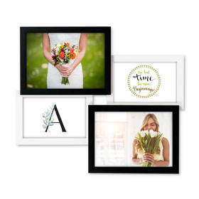 Multirama MULTI  BLACK AND WHITE 42 ramka na 4 zdjęcia