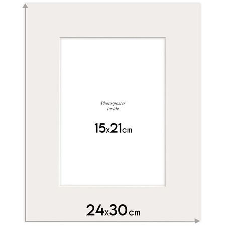 Passe partout 24x30 (15x21) ZIELONE MINT - LUCA Q5501