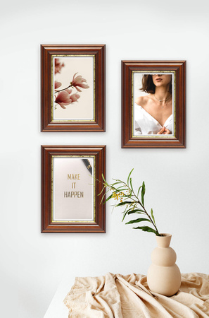 Ramka drewniana DRL F 3 10x15 cm