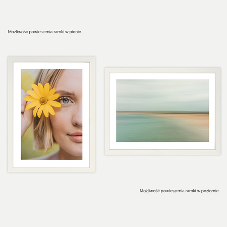 Ramka biała HEN 1 30x40 cm