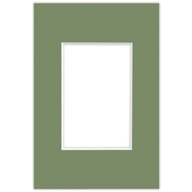 Passe partout 10x15 (6x9) ZIELONE FOREST - LUCA Q5505