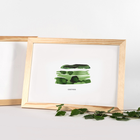 Ramka z drewna surowego RAW 21x29,7 cm