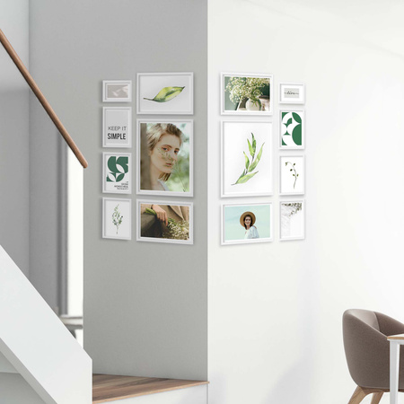 Zestaw białych ramek na 14 zdjęć PINIA 1 GF0041