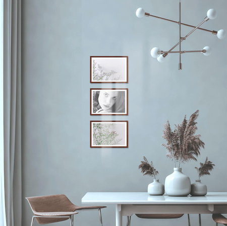 Zestaw brązowych ramek na 3 zdjęcia PINIA 3 GF0025