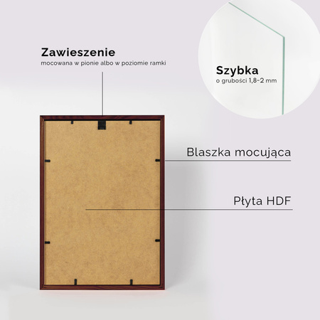 Ramka drewniana PINIA 3 21x30 cm