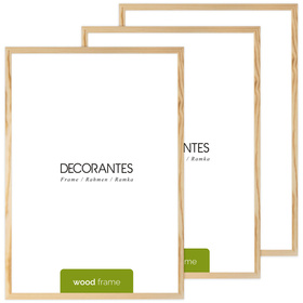 Pakiet ramek z drewna 3 szt. RAW 40x60 cm