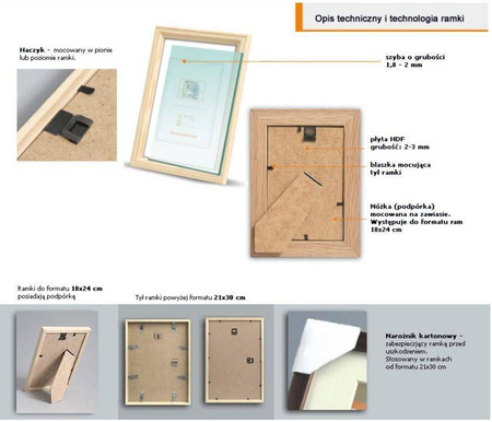 Ramka A4 (21x30) do dyplomów SUR I