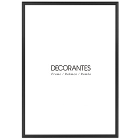 Ramka aluminiowa czarna QAL 29,7X42 cm