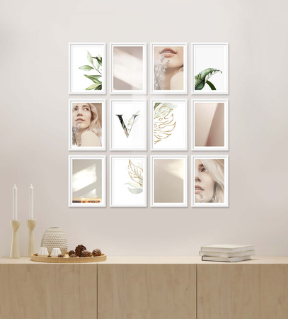 Zestaw białych ramek na 12 zdjęć PINIA 1 GF0021