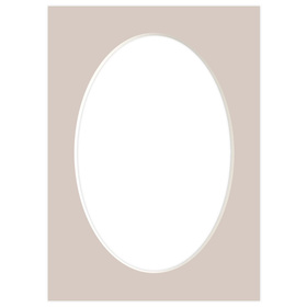 Passe partout 13x18 (10x15) OWAL BEŻOWE DUNE - LUCA Q5206