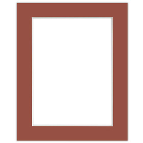 Passe partout 24x30 (18x24) CZERWONY - CAYENNE - LUCA Q5701