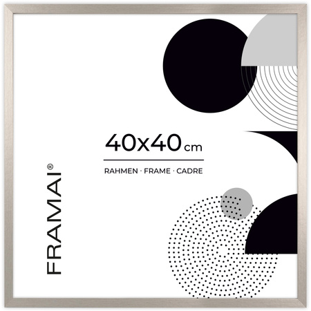 Ramka Srebrna LUX S 40x40 cm