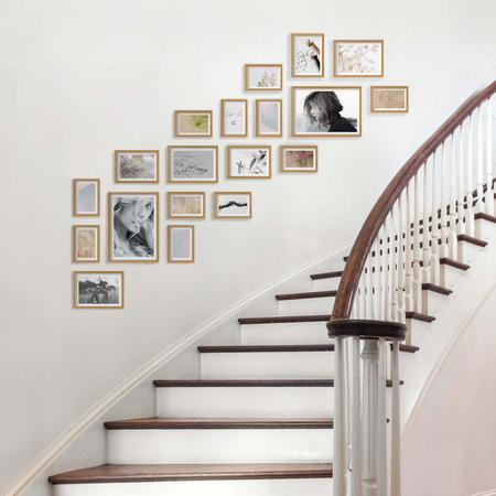 Zestaw naturanych ramek na 19 zdjęć PINIA 00 GF0036 R