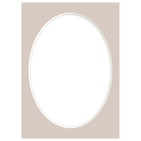 Passe partout 15x21 (13x18) OWAL BEŻOWE DUNE - LUCA Q5206