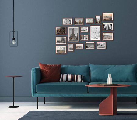 Zestaw brązowych ramek na 18 zdjęć PINIA 3 GF0006