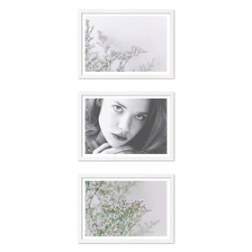 Zestaw białych ramek na 3 zdjęcia PINIA 1 GF0025