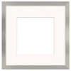 Ramka srebrna HEN PASS S z passe-partout – rozmiar 30x30 cm (okienko 20x20 cm)