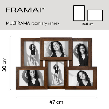 Multirama na 6 zdjęć MULTI HEN 4 ramka na zdjęcia