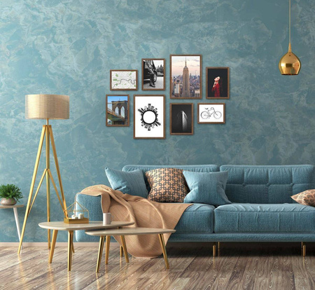 Zestaw brązowych ramek na 8 zdjęć PRESTO 4 GF0007