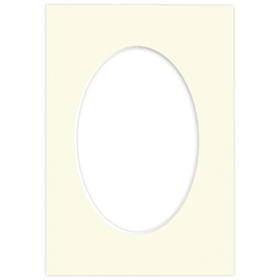 Passe partout 15x21 (10x15) OWAL BEŻOWE CREAM - LUCA Q5202