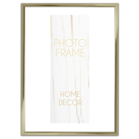 Ramka aluminiowa złota błyszcząca QAL 50x70 cm