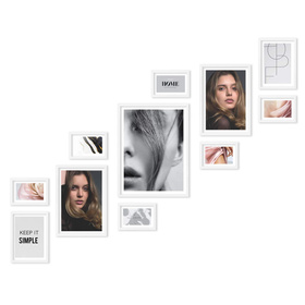Zestaw białych ramek na 11 zdjęć PINIA 1 GF0030 R